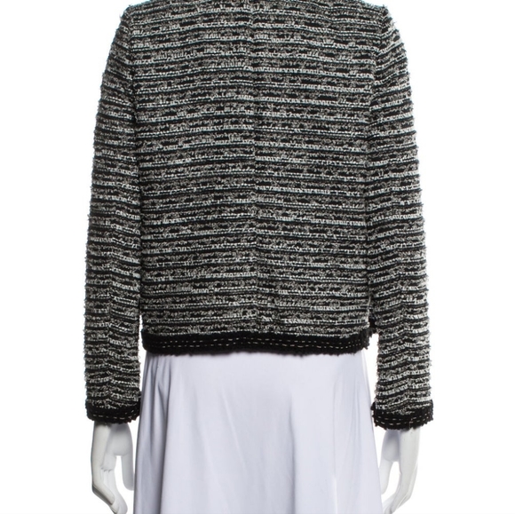 The Kooples Evening tweed jacket (black&white metallic thread) - Picture 9 of 10